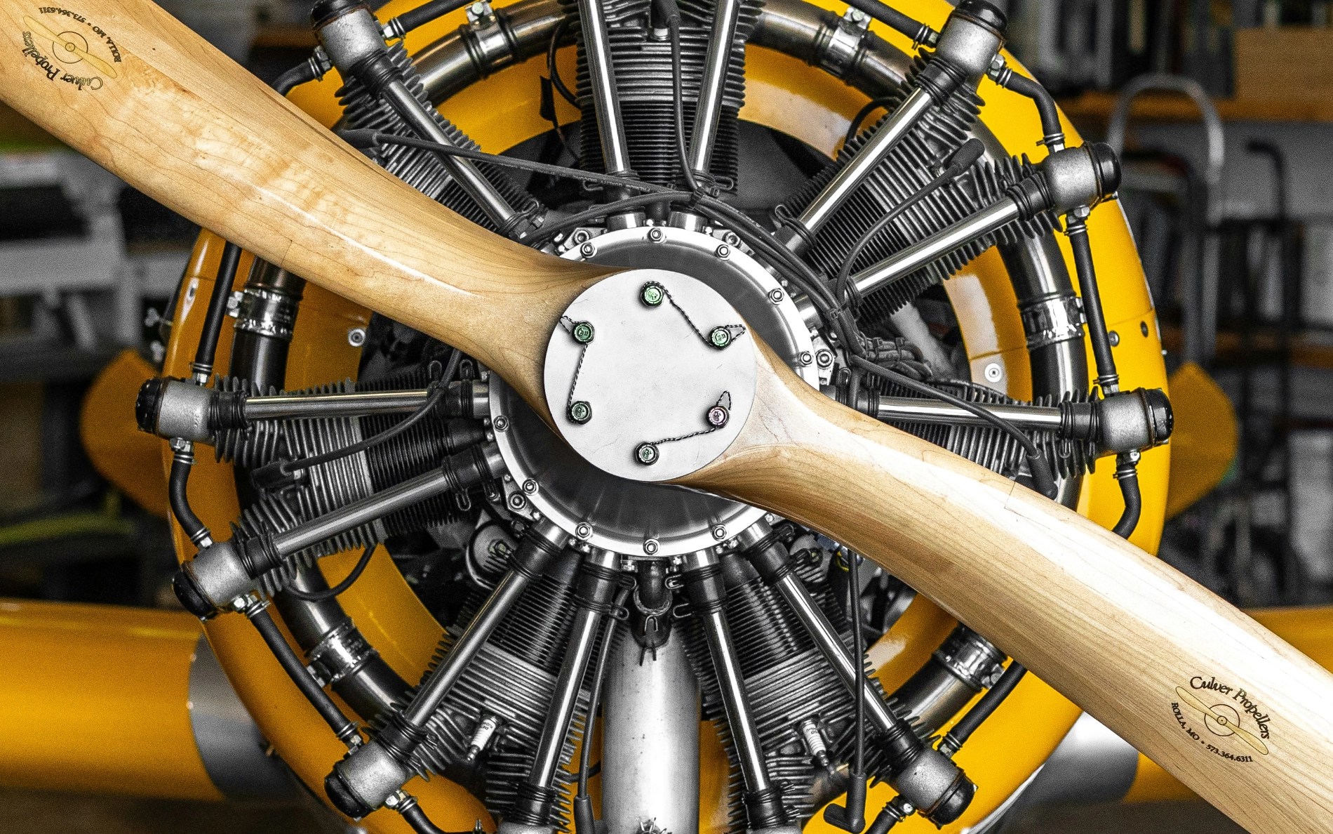 Onderhoudswerkplaats voor vliegtuigen