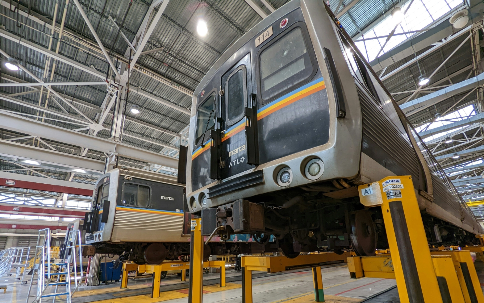 Onderhoudswerkplaats voor autobus, trein, tram of metro